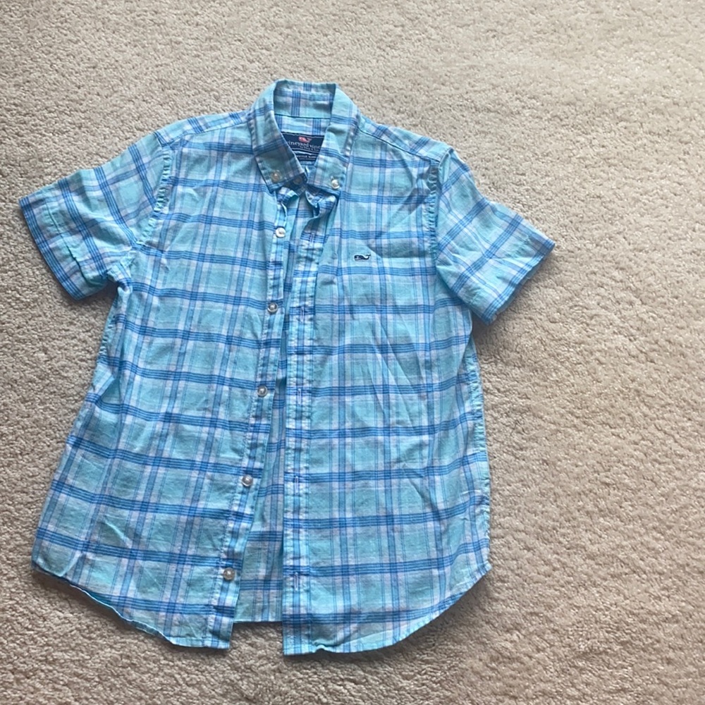 Boys vineyard vines short sleeve whale shirt